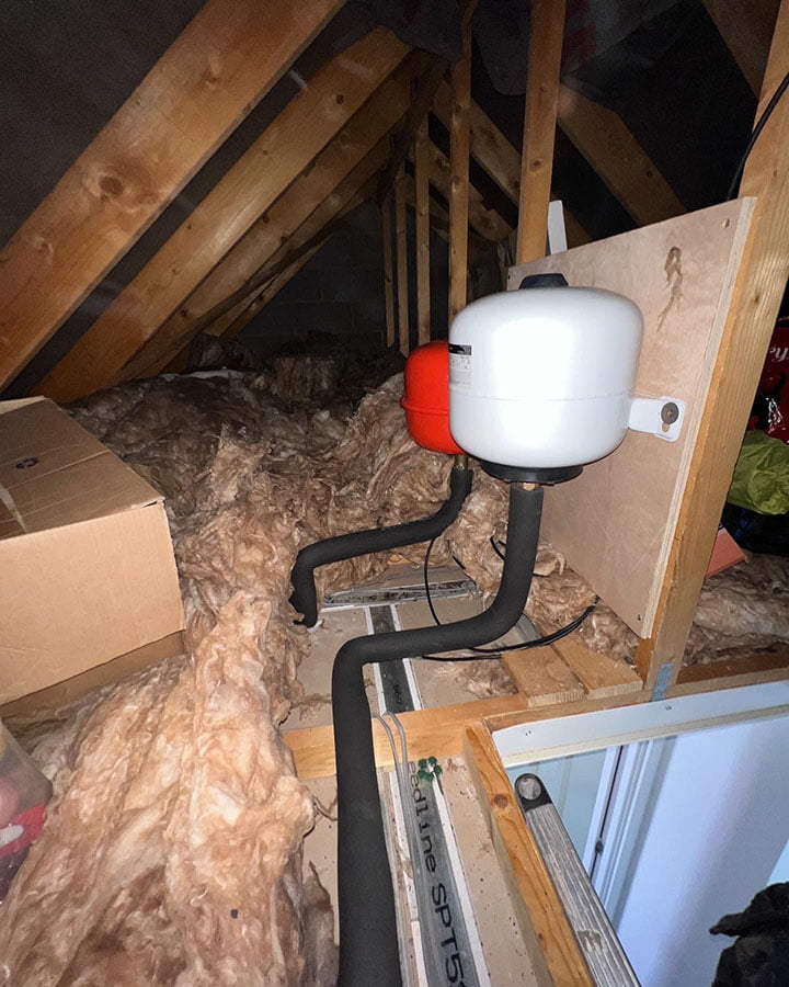 Heat pump replacement completed in Northampton